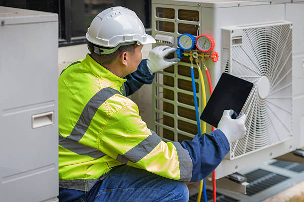 Professional Hvac Maintenance technician working in Hales Corners, WI